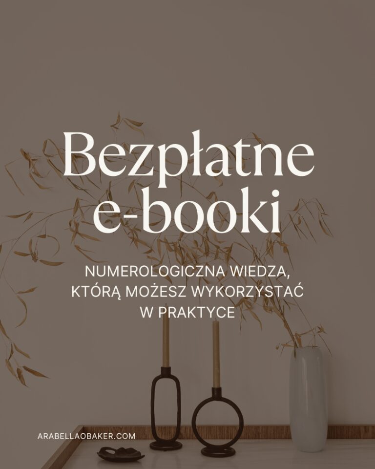 BEZPŁATNE E-BOOKI O NUMEROLOGII